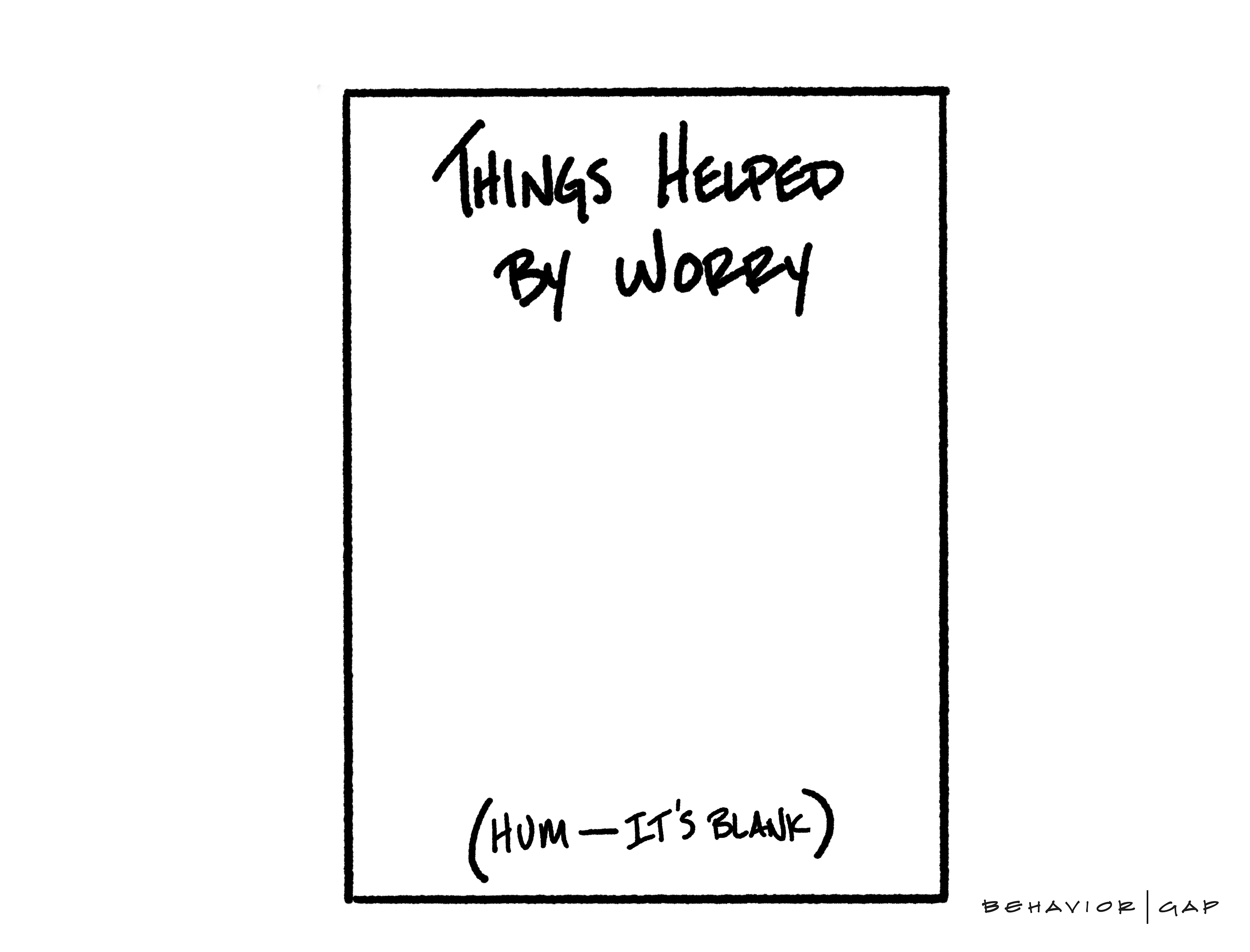 Worry is worthless - featured image