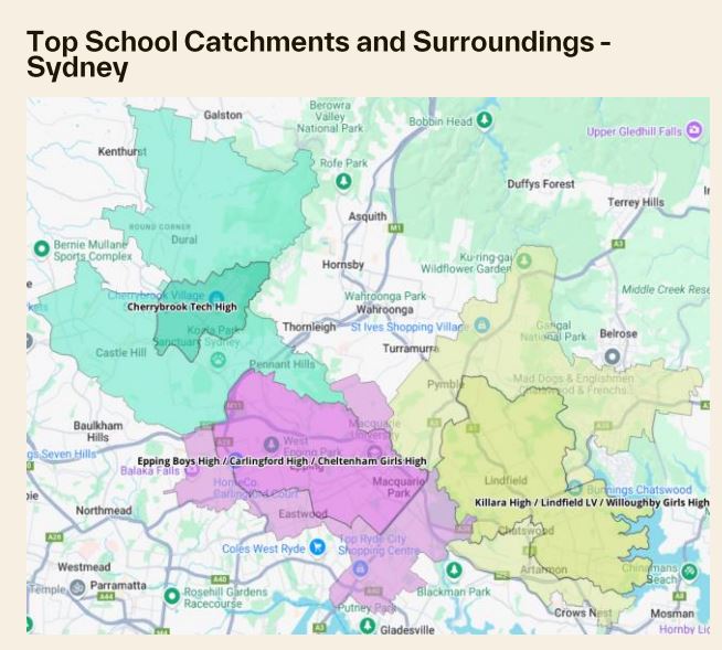 Top School Catchment Sydney